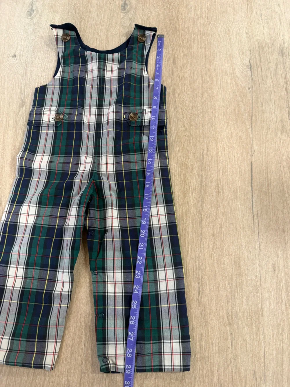 The Beaufort Bonnet Co Lawson Longall Grant Park Plaid 2T Boys Romper